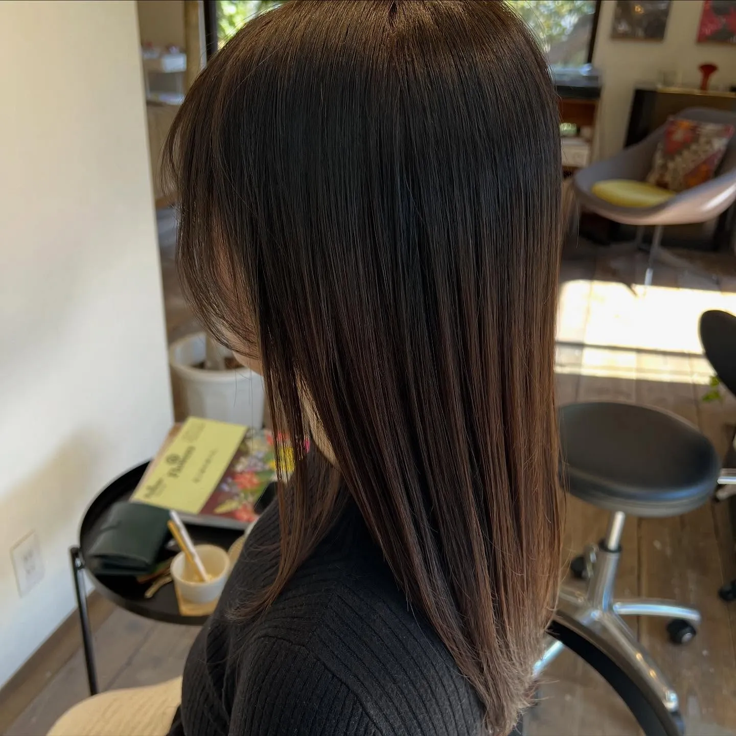 きれいなストレートはやはり人気🫶